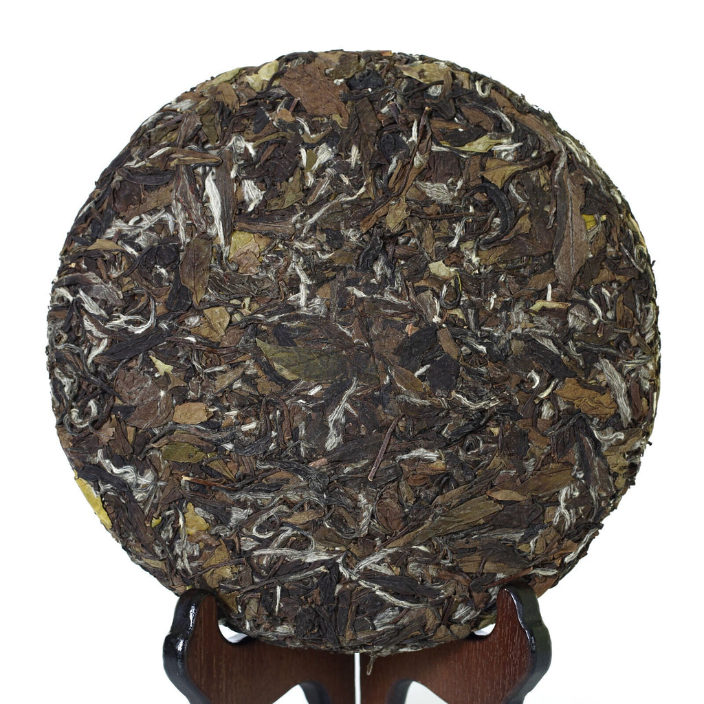 HelloYoung 351g Year Supreme Aged Baimudan White Peony Cake Fuding Chinese White Tea