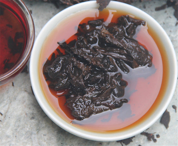 HelloYoung 357g Chinese Yunnan Ripe Puer Tea Natural Oldest Puerh Tea Cake Black Tea