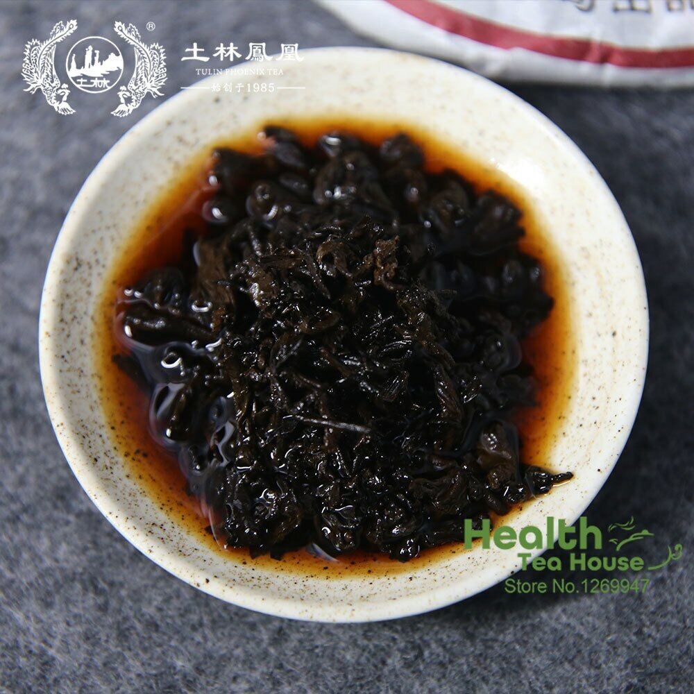 HelloYoung TuLin "Long Feng Cheng Xiang" Five-Year Old Material Ripe Pu Erh Tea 357g