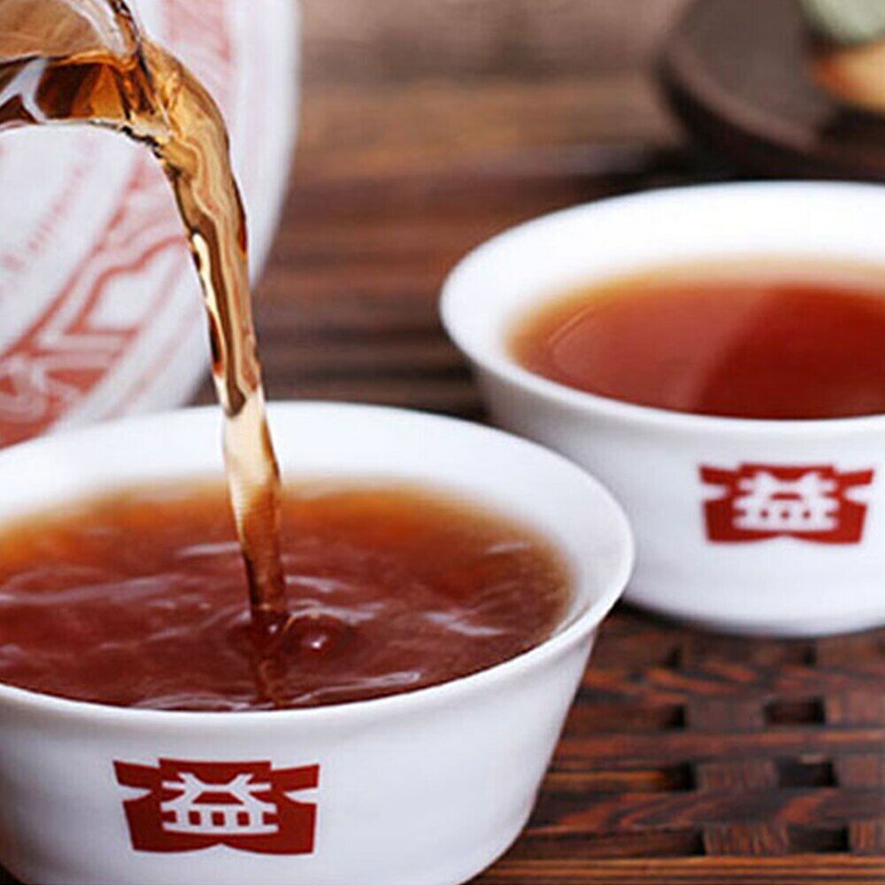 HelloYoung TAETEA Menghai 7572 Ripe Pu'er Chinese Tea Dayi Shu Puer Tea Cake 357g
