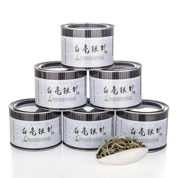 HelloYoung 50g Organice TOP China Premium Silver Needle Fuding White Tea Gift Top Bud Tea