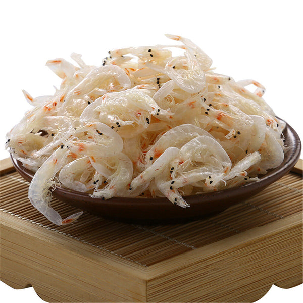 HelloYoung 100% natural dried small adolescent pull shrimp acetaldehyde shell green stem