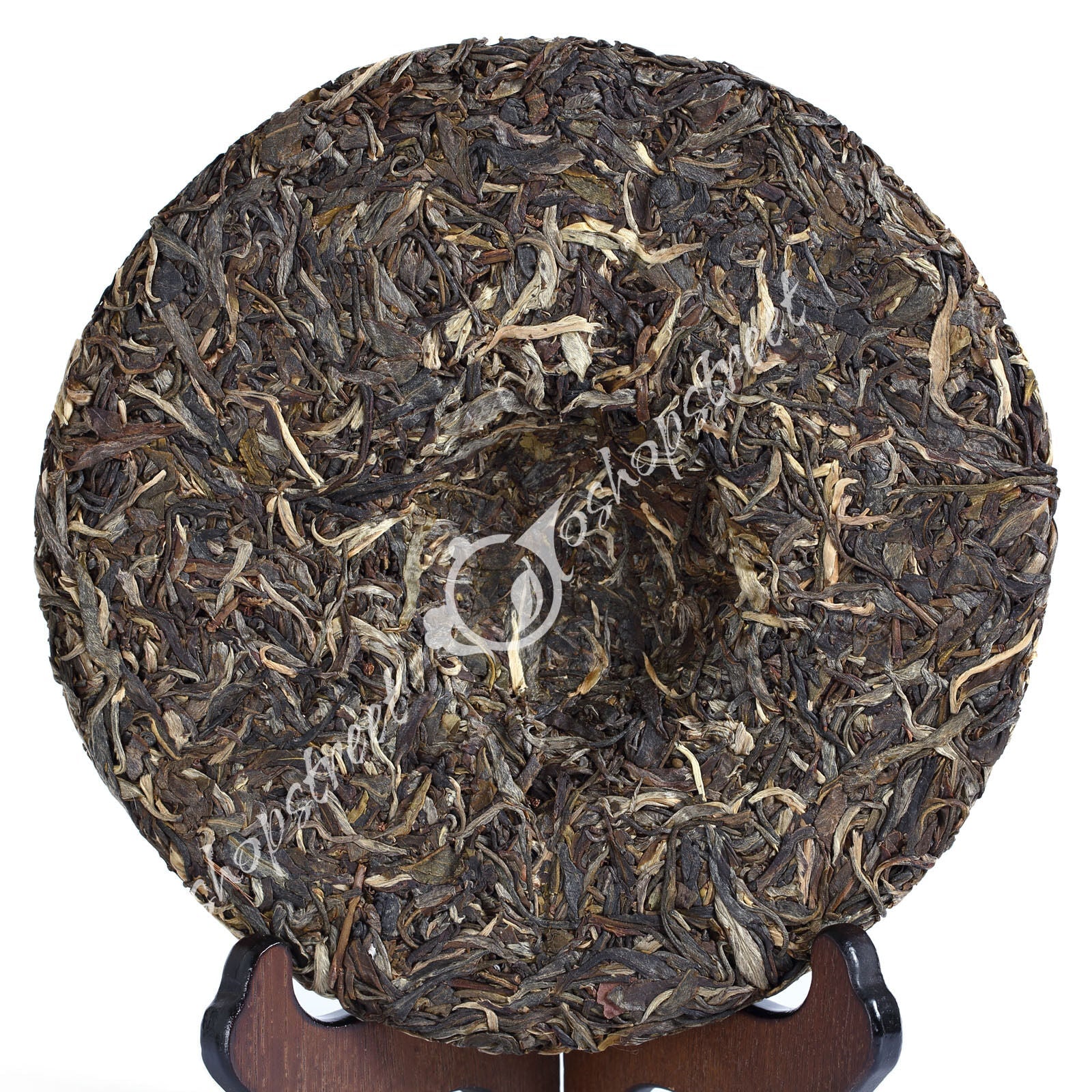 HelloYoung Year 357g Organic Certified Peafowl Banzhang Cake Raw Puer Pu'er Puerh Tea