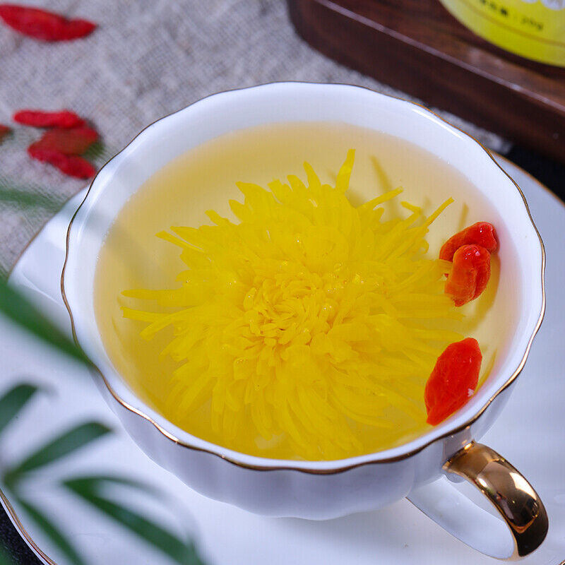 HelloYoung Jinsi Huang Ju Ecology Healthy Herbal Tea Premium Flower Chrysanthemum Tea 20g