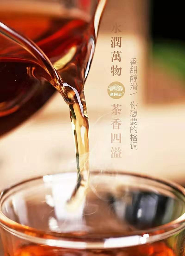 TemuTea 250g  Haiwan Old Comrade Ripe Puer Tea Classic  Pu'er Tea Brick