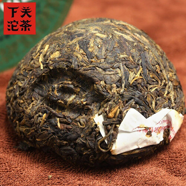 HelloYoung Xia Guan Specially Made Sheng Puerh Tea Tuo Cha Raw Puer Tea Boxed 100g
