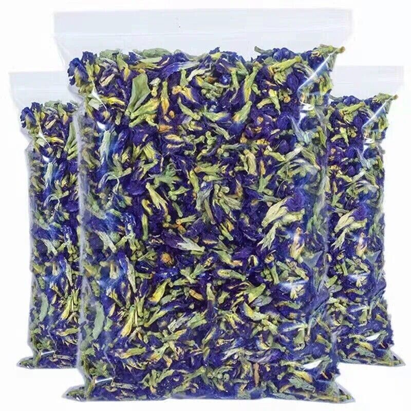 Dried Flower Natural Herbal Pure Drink 100% Butter*fly Pea Blue Organic Tea