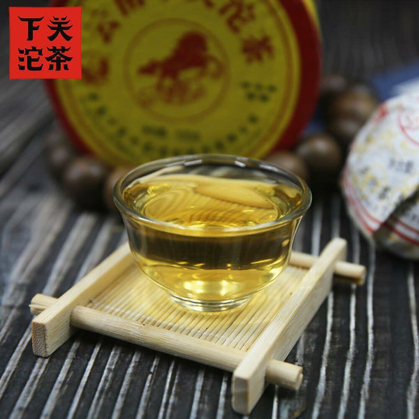HelloYoung Xiaguan Yunnan Tuocha Tea "Year of Horse" Premium Raw Pu Erh Tuo Cha 100g
