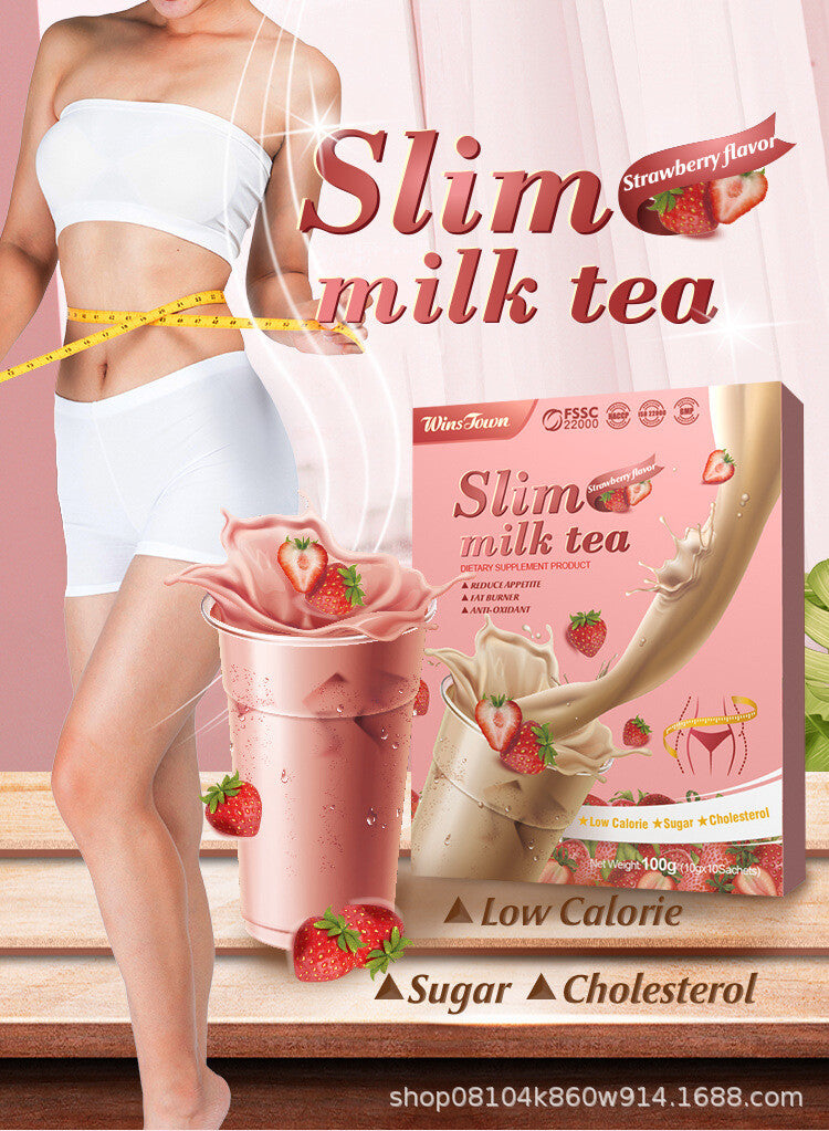 Slim Milk Tea Original Tea Belly Fat Burning Delicious Weight Loss Detox Tea100g
