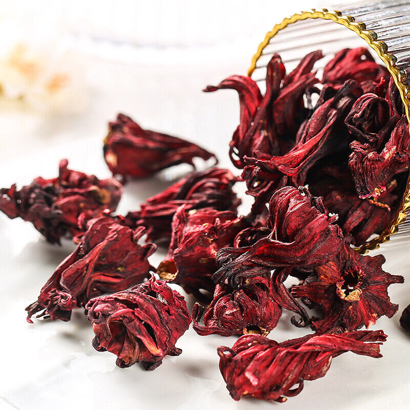 HelloYoung Dried Roselle Hibiscus Sabdariffa Floral & Herbal Tea Luo Shen Hua Flower 500g