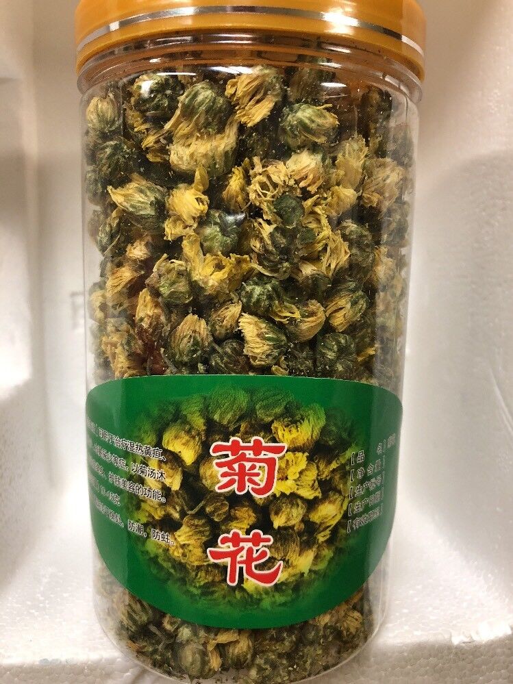 GOLDEN CHRYSANTHEMUM TEA, FLOWERS SWEET BUD FLORAL AROMATIC 3 OZ SALE Main image