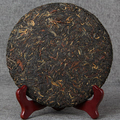 HelloYoung TeaYunnan Old Tree Black Chinese Tea Dianhong Feng Qing Red Black Tea Cake 357g