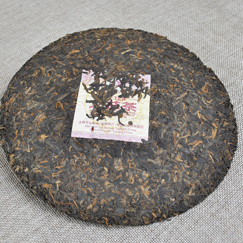 Puer 7672 * 2015 Menghai Dayi TAETEA Pu'er Shu Pu-erh Tea Cake Ripe 357g - 1501