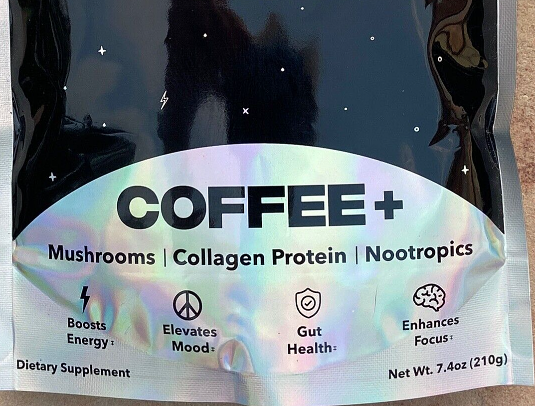 NEW SEALED Everyday Dose Mushroom Coffee Collagen for FOCUS,MOOD 210 gr / 7.4 oz