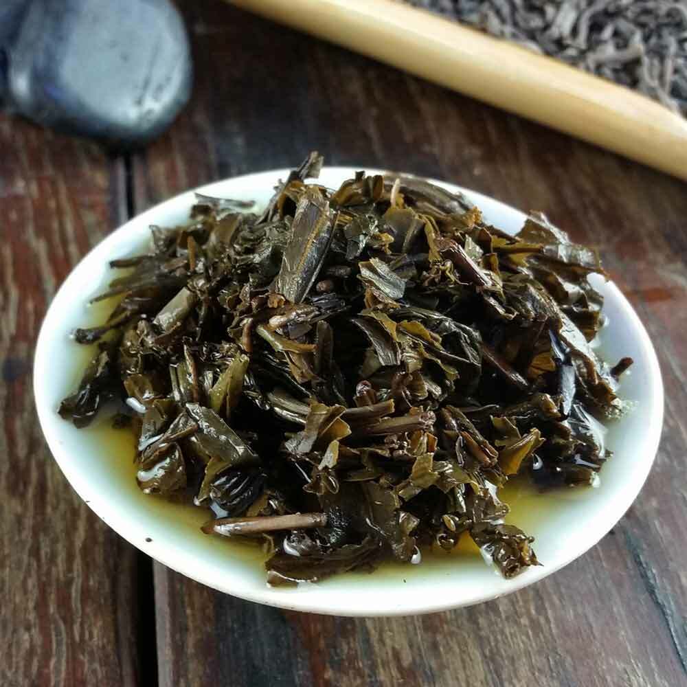 HelloYoung Handmade Fried Tea China Pingshang Strong Aroma Traditional Flavor 250g
