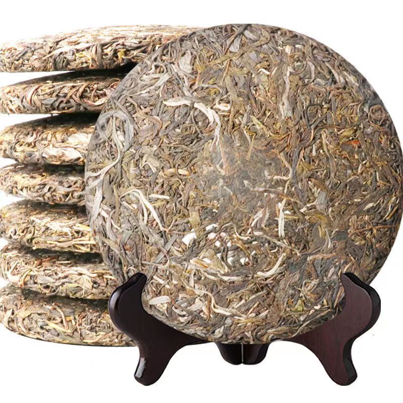 357g Yunnan Raw Puerh Tea Iceland Pu-erh Raw Tea Cake Big Leaves Pu'er Green Tea