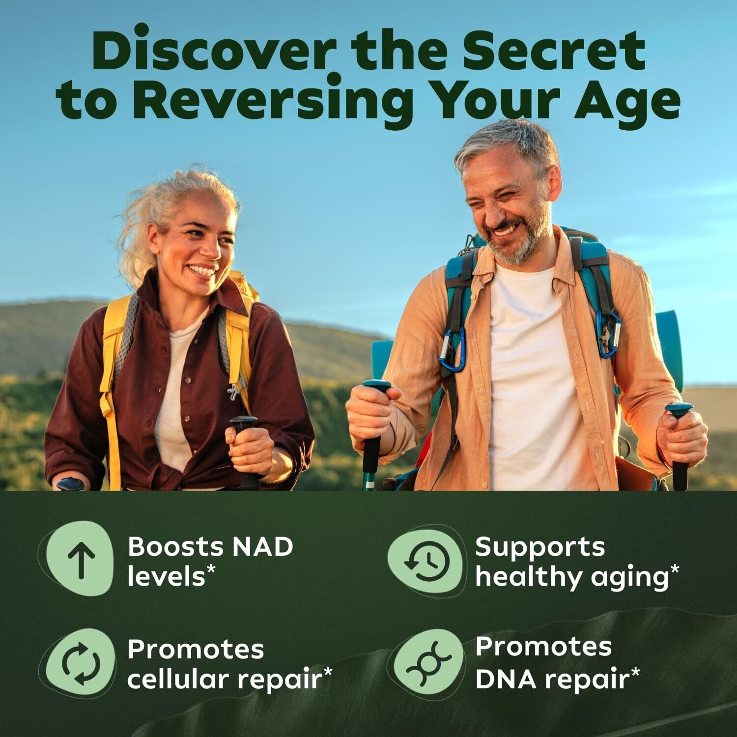 NAD+ Supplement Energie, Fokus Booster Nicotinamid Ribosid
