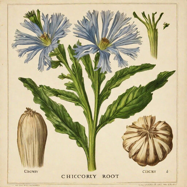Chicory Root Roasted High Quality Granules (Cichorium intybus) Herbalism