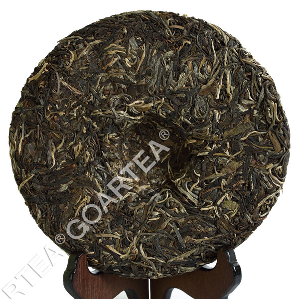 HelloYoung year 357g Organic Yunnan Ancient Tree Spring puer Pu'er Puerh Tea Raw Cake