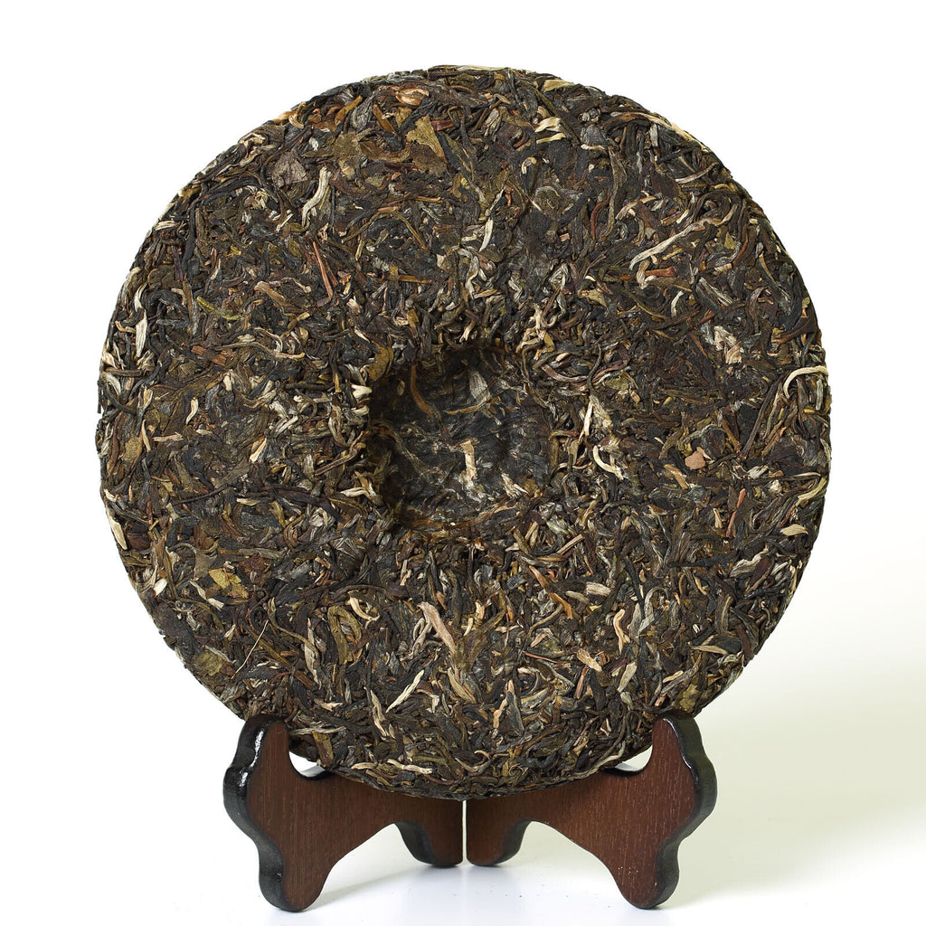 HelloYoung Puerh Tea 357g Year Banzhang Dabaicai Yunnan Puer Pu'er Pu-erh Tea Cake Raw