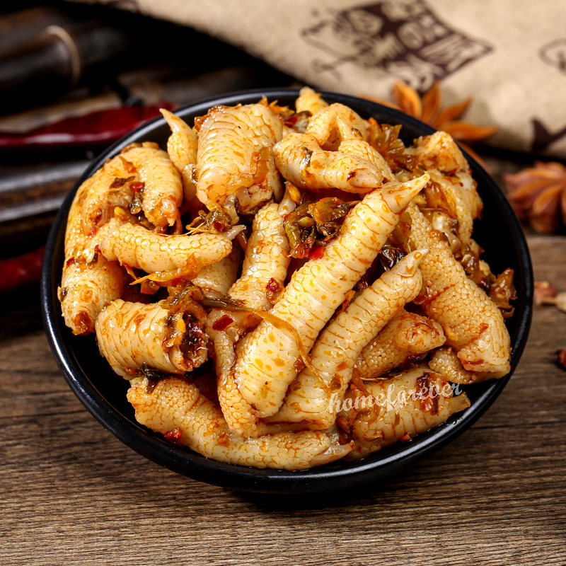 500g Youyou Chicken Feet Mixed Flavor Chinese Specialty 有友迷你小包装凤爪山椒椒香酸菜混合口味