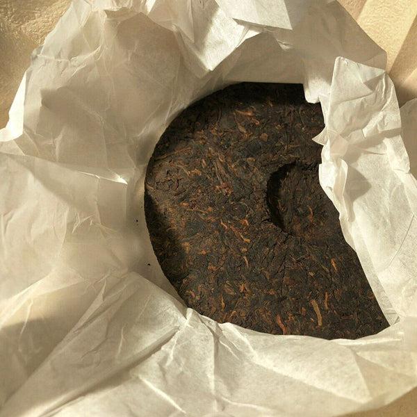 HelloYoung Premium Yunnan Qi Zi Bing Ripe Puer Alpine Trees Ripe Puerh Tea 357g