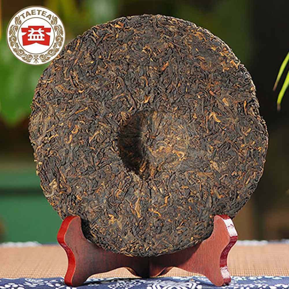 HelloYoung yr TAETEA 7572 (Batch 201) Ripe Puer Tea 357 g Dayi Shu Pu-erh Tea Cake