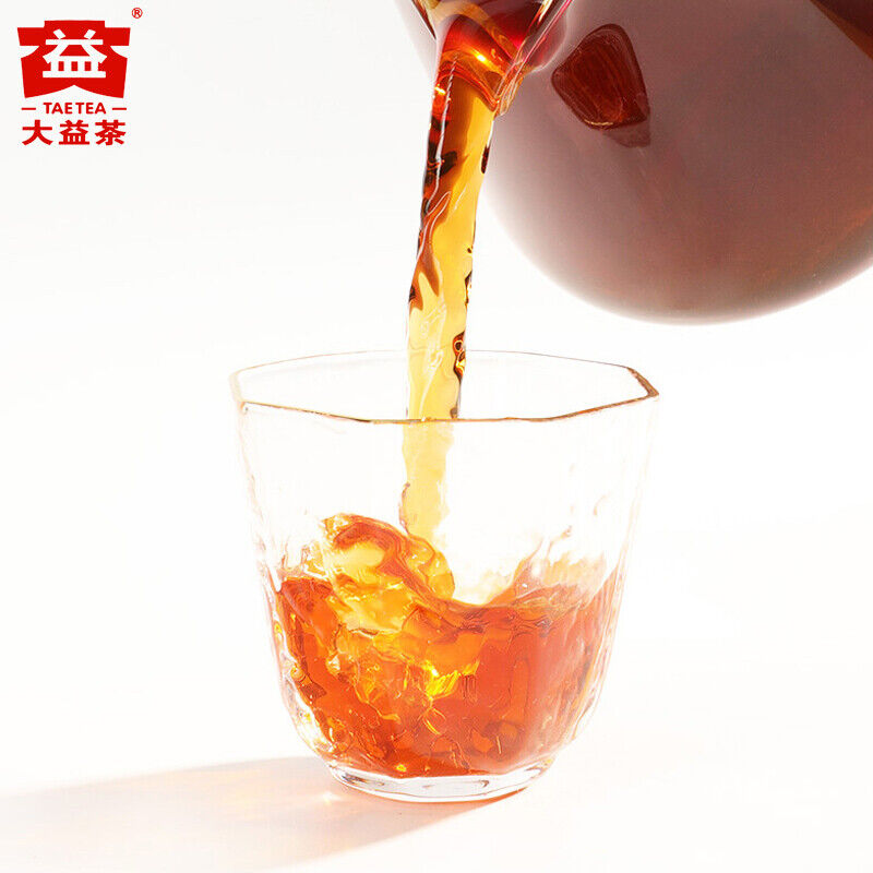 TemuTea 250g Ripe Puerh Tea Brick Yunnan Dayi Cooked Puer Tea