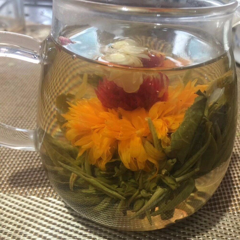 HelloYoung 16 Types Handmade Blooming Flower Tea Blooming Tea Balls Flowering Tea 130g