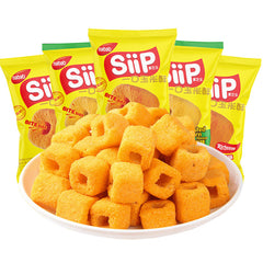 50g*3bags Nabatl siip bite size Cheese flavored Corn crisp Puffed snack 奶酪味玉米酥