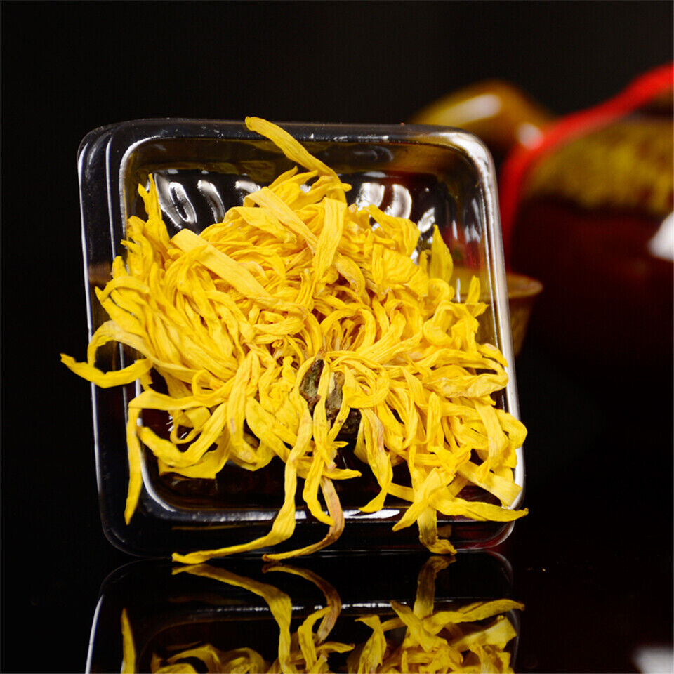 HelloYoung Golden Chrysanthemum Tea Flower Blossom Cooling Healing Floral Tea 100 Blooms