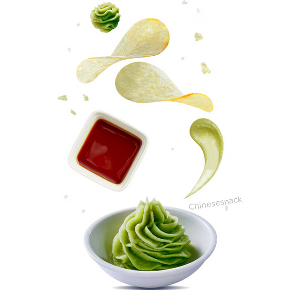 3 Bags WASABI FLAVOR Lay's Potato Chips Lays Wasabi Chips Lays Chips Flavors