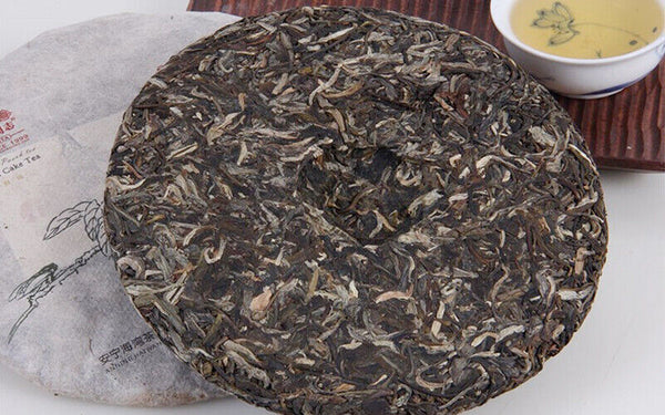 HelloYoung Haiwan Old Comrade Five Star Arbor 357g Qiaomu Puerh Tea Age-Fermeted Tea