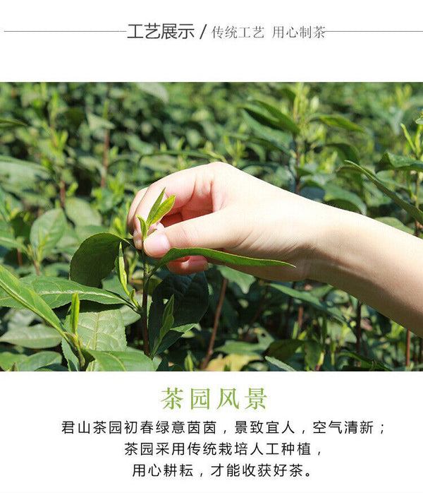 HelloYoung JUNSHAN WANG Ming Qian Spring New Tea Hunan Mao Jian Chinese Green Tea 250g