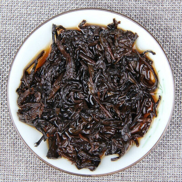 HelloYoung Ripe Yunnan Puer Tea Menghai Spring Tea Iron Shu Puerh Cake 188g