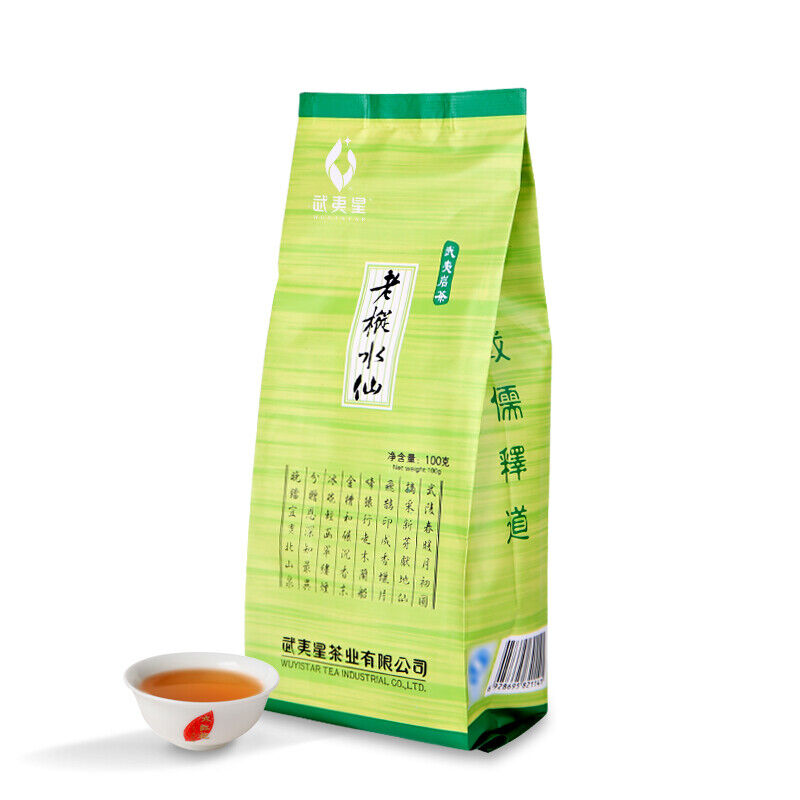 HelloYoung 100g Lao Cong Shui Xian Oolong Tea China Fujian Rock Tea High Quality Yan Cha Main image