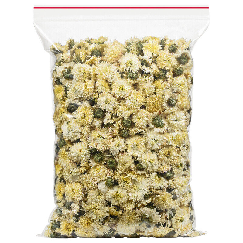 HelloYoung Organic Premium Huang Shan Tribute White Chrysanthemum Tea Dried Flower Tea 250g