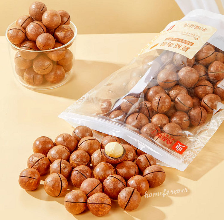 400g x 3 Bags Nuts Casual Snacks 良品铺子奶香味夏威夷果 Liangpinpuzi Macadamia Main image