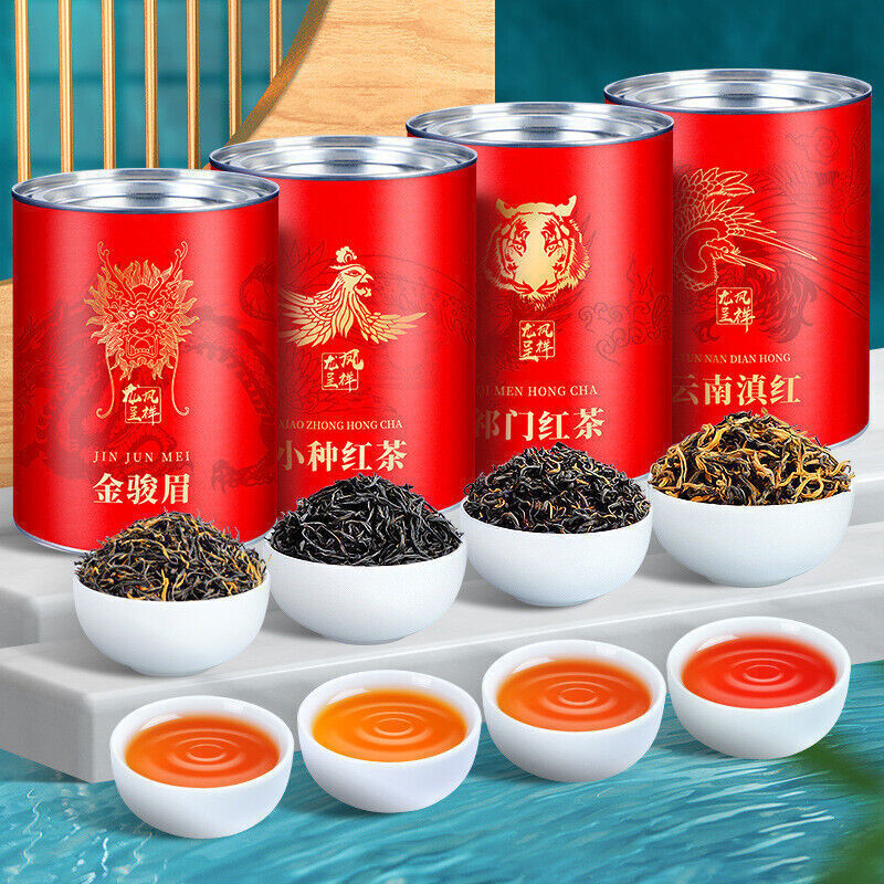 The Four Black Teas Jinjunmei Small Breed Keemun Red Scented Snail Dianhong Tea Secondary image