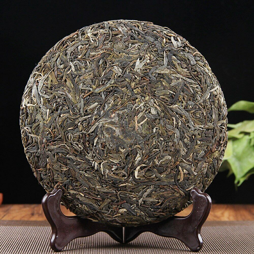 HelloYoung MengKu "Dong Guo" Raw Puer Tea Old Tree Raw Materials Sheng Puerh 357g Secondary image