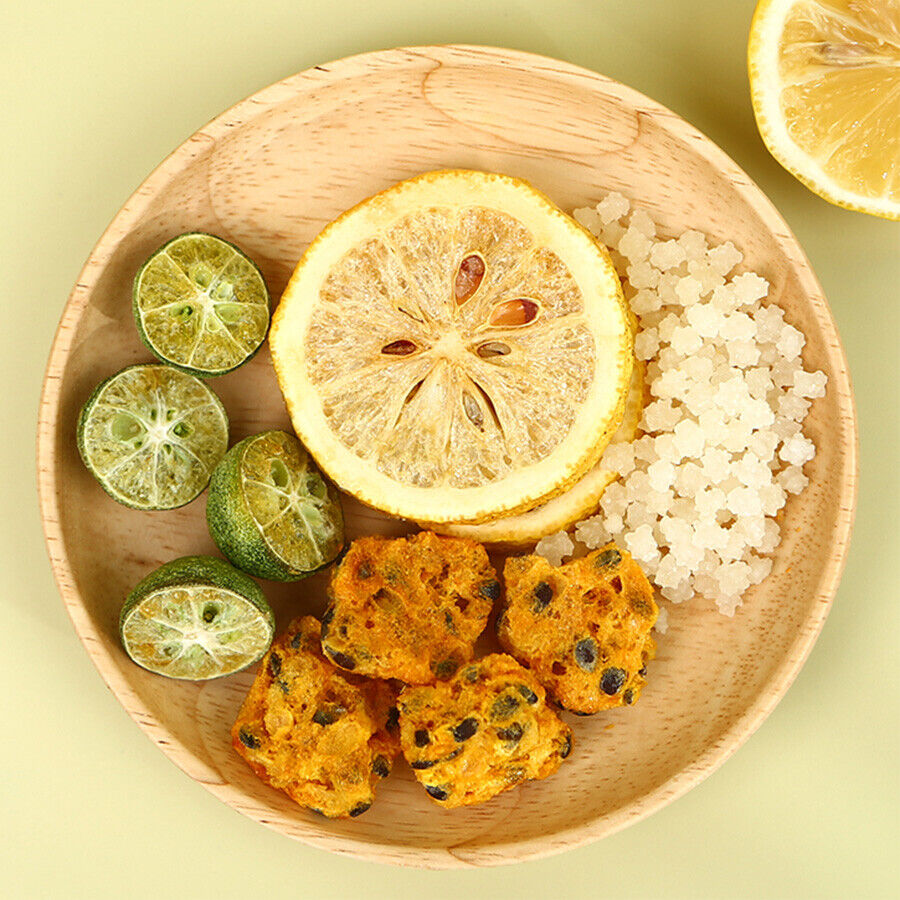HelloYoung 5pcs Chinese Dried Fruit Tea Teabags with Kumquat Passion Fruits Lemon Tea Bag
