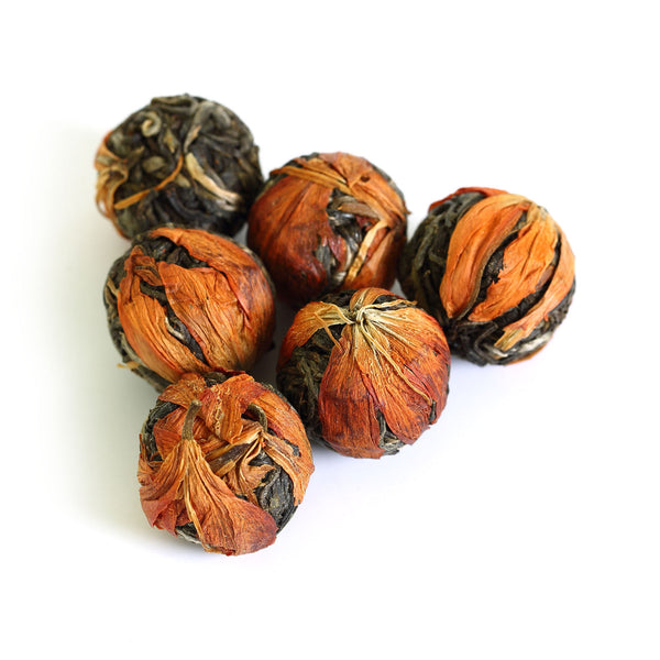HelloYoung GOARTEA yr Lily Flowers Yunnan Bulang puer Pu'er Puerh Tea Raw Ball Tuo Cha