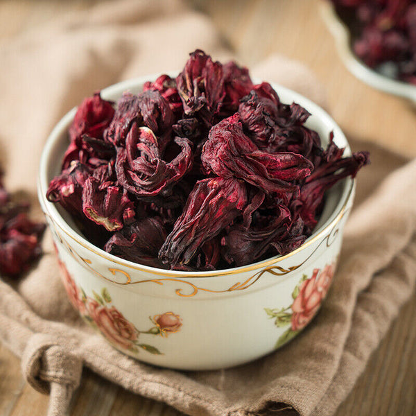 HelloYoung Dried Roselle Hibiscus Sabdariffa Floral & Herbal Tea Luo Shen Hua Flower 500g