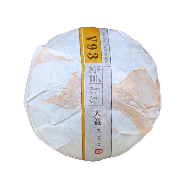 500g/1.1LB Dayi Ripe Pu-erh Organic Pu'er Tea Tuo Cha V93 Natural Menghai Ripe