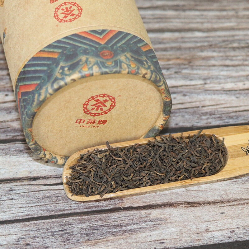 HelloYoung China Tea Ripe Puer Gongting Palace Pu'er Cooked Tea Loose Tea 150g Tin