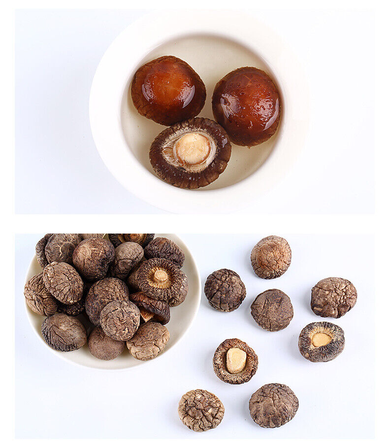 HelloYoung Dried Shiitake Mushrooms Wooden Organic Kitchen Health Green Food Natural Fungus