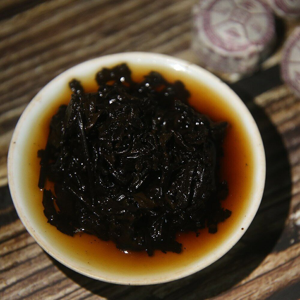 HelloYoung Laocang yr Ripe Tuocha Tea Original Taste Puer Tuocha Mini Pu Er Tuo Cha Tea