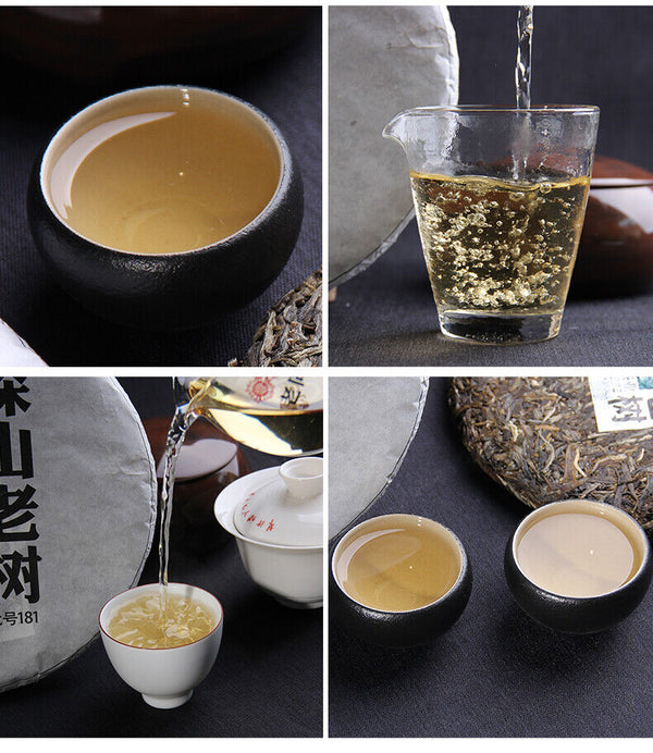 Chinese Haiwan  Shen Pu'er Tea Batch 181 Shen Shan Lao Shu Raw Puer Tea 500g