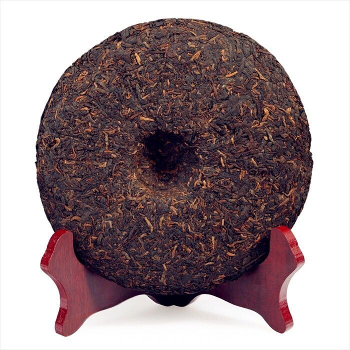 2007 MENGKU Gong Ting Pu-erh Tea Cake Palace Pu'er Ripe Puer Tea 400g Cooked
