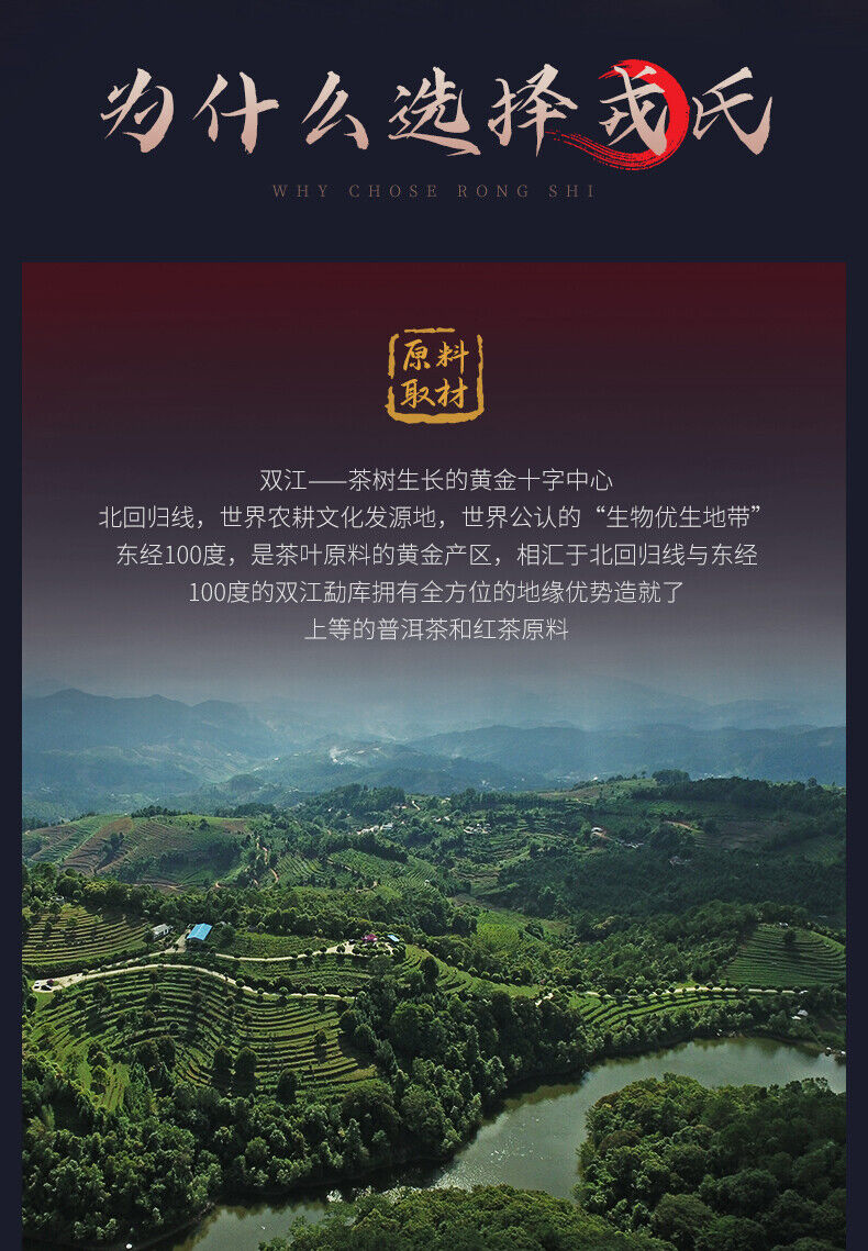 HelloYoung Mengku Rongshi Mu Ye Chun 3 Years Aged Ripe Pu-erh Tea Brick Puer 100g